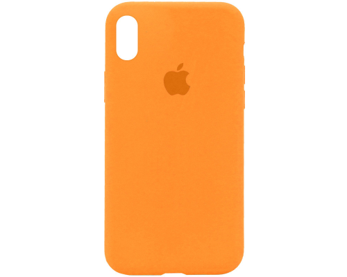 Чохол Silicone Case Full Protective iPhone X(XS) papaya PLS-00-00071769