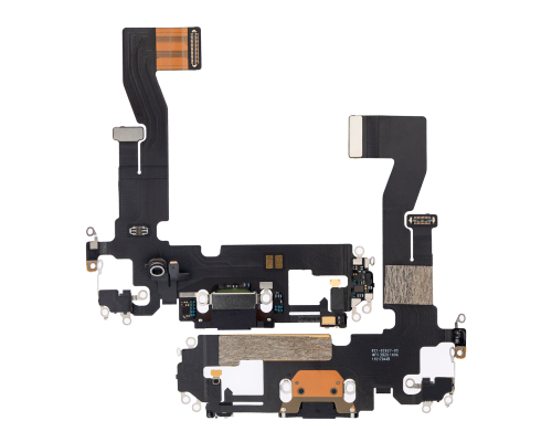 Шлейф iPhone 12 з роз'ємом зарядки black (Original Used) PLS-00-00062808