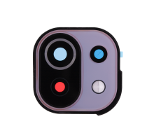 Скло камери Xiaomi Mi 11 Lite з рамкою pink (Original) PLS-00-00079592