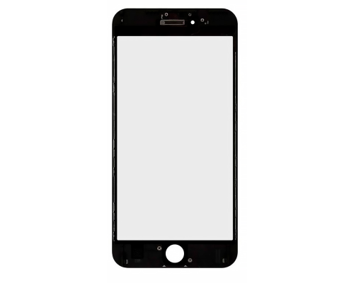 Скло дисплея iPhone 6s plus з рамкою та OCA black (Original China) PLS-00-00016933