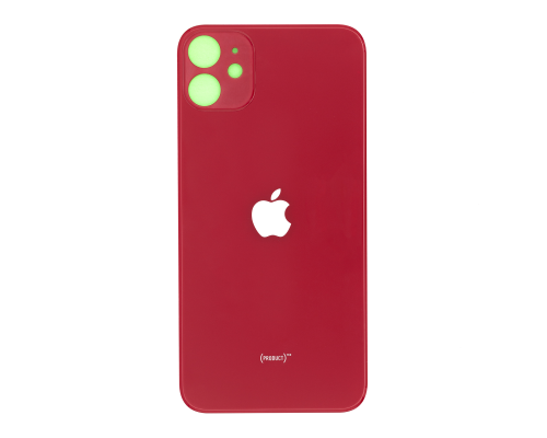 Задня кришка iPhone 11 red (Більший отвір) PLS-00-00027621