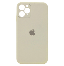 Чохол Silicone Case Квадратні Борти Full Camera iPhone 11 Pro antique white PLS-00-00101394