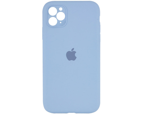 Чохол Silicone Case Квадратні Борти Full Camera iPhone 11 Pro lilac blue PLS-00-00101397