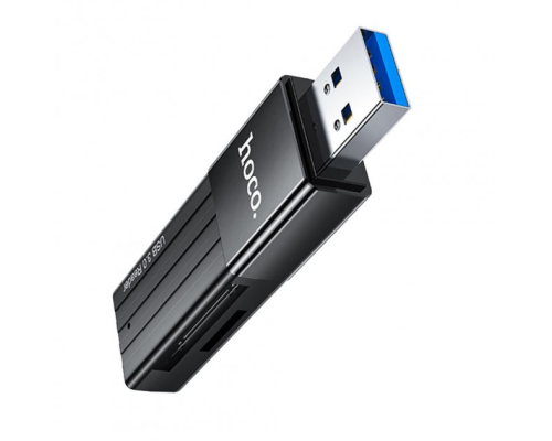Перехідник Hoco HB20 USB 3.0 2в1 black PLS-00-00099532