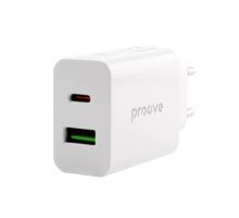 Зарядний пристрій Proove Rapid 20W 3A USB-A+USB-C white PLS-00-00093802