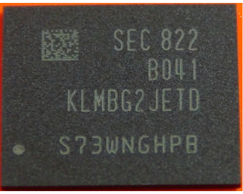 Мікросхема пам'яті Samsung KLMBG2JETD-B041, 32Gb, BGA 153, Rev 1.8 (MMC 5.1) PLS-00-00053284