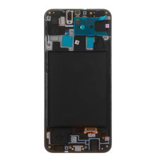 Дисплей Samsung A205 Galaxy A20 (2019) з сенсором та рамкою black (Original Refurbished) PLS-00-00069220