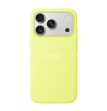 Чохол Silicone Case with MagSafe IC для iPhone 17 Pro Max Neon Yellow ma38628_3867776