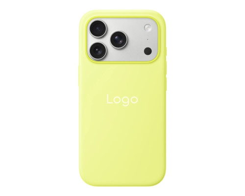 Чохол Silicone Case with MagSafe IC для iPhone 17 Pro Max Neon Yellow ma38628_3867776