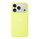 Чохол Silicone Case with MagSafe IC для iPhone 17 Pro Max Neon Yellow ma38628_3867776