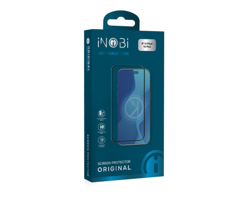 Захисне скло iNOBI Original AR for iPhone 15 Plus/16 Plus Чорный ma38482_3748718