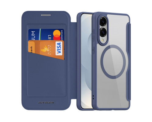 Чохол-книжка Dux Ducis Skin X Pro with MagSafe для Samsung Galaxy S25 Edge 5G (S937) Blue ma38704_3867952 6971824157765