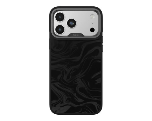 Чохол Kajsa Glamorous Collection Fluid Art with MagSafe для iPhone 17 Pro Max Black O-Ring ma96242_249637 2020000507628