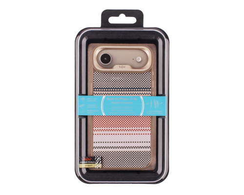 Чохол Kajsa Resort Collection Gradient Stripe with MagSafe для iPhone 17 Air Desert Gold O-Ring ma96250_249677 2020000507529