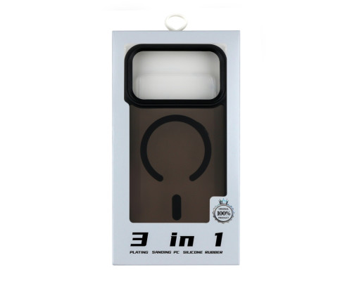 Чохол TPU+PC ShadowMat with MagSafe для iPhone 17 Pro Black ma38952_3869048 2020000497868