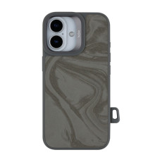 Чохол Kajsa Glamorous Collection Fluid Art with MagSafe для iPhone 17 Grey ma96245_249650 2020000507703