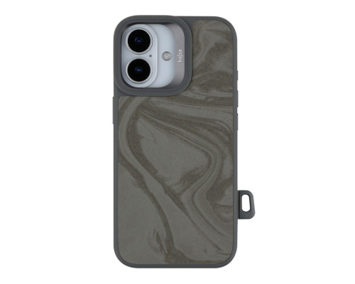 Чохол Kajsa Glamorous Collection Fluid Art with MagSafe для iPhone 17 Grey ma96245_249650 2020000507703