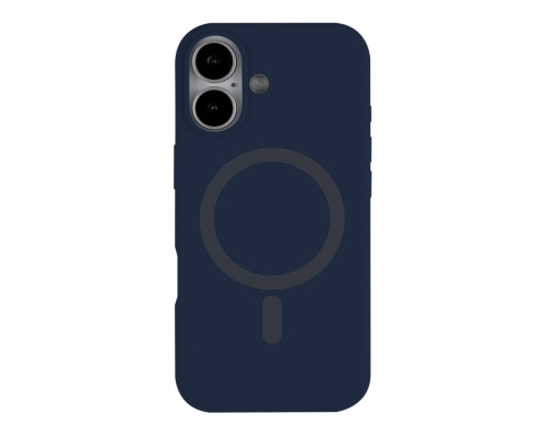 Чохол Glow Silicone Case with Magsafe для iPhone 17 Dark blue ma37986_3666767 2020000502272