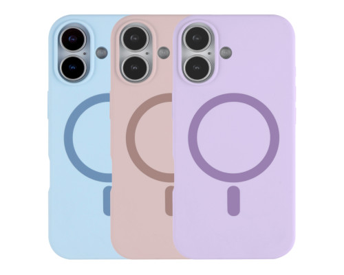Чохол Glow Silicone Case with Magsafe для iPhone 17 Dark blue ma37986_3666767 2020000502272