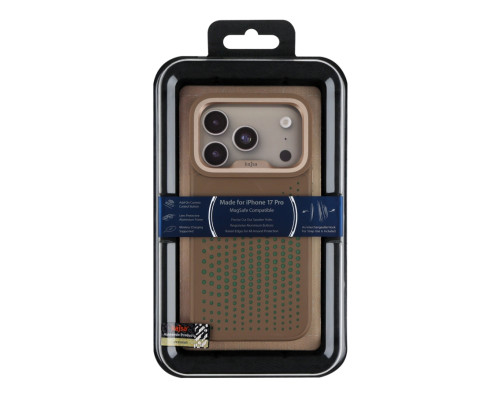 Чохол Kajsa Splendid Collection Circle with MagSafe для iPhone 17 Pro Desert Gold O-Ring ma129242_333646 2020000509035