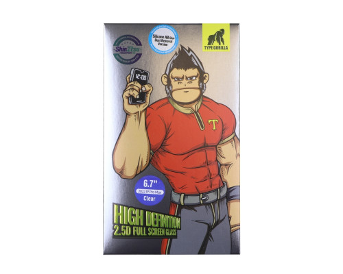 Захисне скло Type Gorilla 0.26 мм 2.5D HD NPT1 для iPhone 14 Pro Max М'ята упаковка Прозорий ma184073_470056