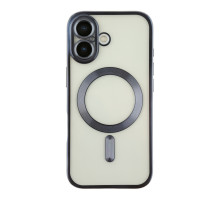 Чохол TPU Metallic Chrome Full Camera with Magsafe для iPhone 17 Chrome Dark Blue ma38675_3867887 2020000491651
