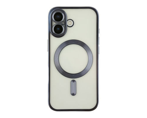 Чохол TPU Metallic Chrome Full Camera with Magsafe для iPhone 17 Chrome Dark Blue ma38675_3867887