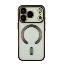 Чохол TPU Metallic Chrome Full Camera with Magsafe для iPhone 17 Pro Chrome Black ma38677_3867901