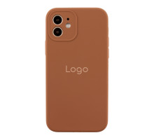 Чохол Silicone Case Full Size with Frame для iPhone 12 93.New Brown ma24506_2730534 2020000488903