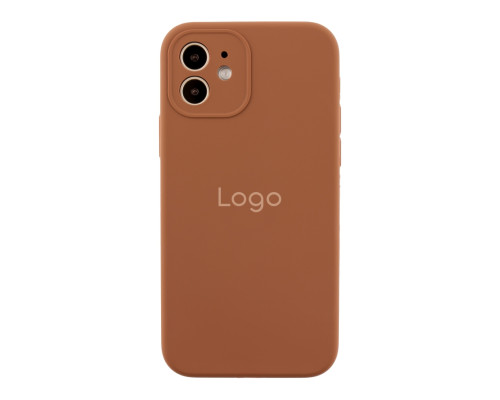 Чохол Silicone Case Full Size with Frame для iPhone 12 93.New Brown ma24506_2730534 2020000488903