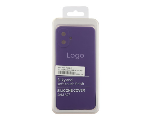 Чохол Liquid Silicone (AA) Full Camera для Samsung Galaxy A07 (A075) 39.Elegant Purple ma38187_3667795 2020000509783