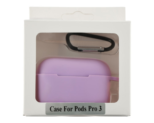 Футляр Silicone Case with hook для Airpods Pro 3 39.Elegant purple ma38720_3867995