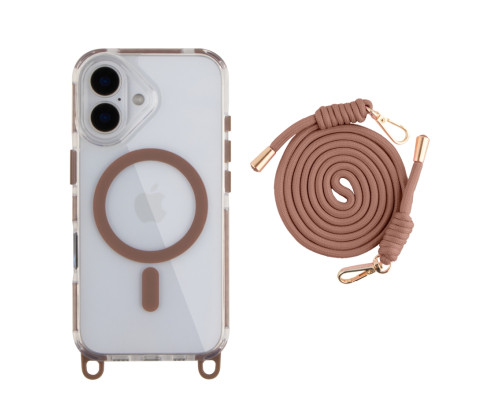 Чохол TPU+PC LanyardCase with MagSafe для iPhone 17 Desert Gold ma39119_3869946 2020000499978