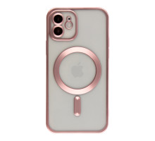 Чохол TPU Metallic Chrome Full Camera with Magsafe для iPhone 12 М'ята упаковка Chrome Rose ma37502_3612248 2020000519386