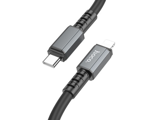 Кабель USB Hoco X85 PD Type-C to Lightning Колір Чорний 6931474777409