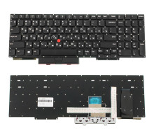 Клавіатура для ноутбука LENOVO (ThinkPad: E15 2Gen 2020) rus, black, без фрейма NBB-102803