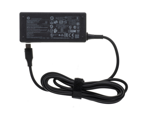 Оригінальний блок живлення для ноутбука HP TYPE-C 45W, black, black, RECTANGULAR NBB-104201