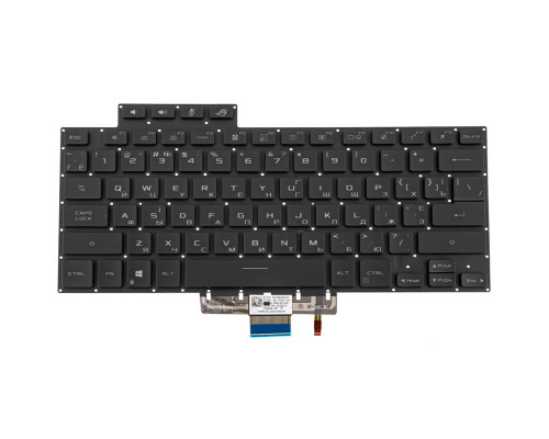 Клавиатура для ноутбука ASUS (GA503 series) ukr, black, без фрейма, подсветка клавиш (ОРИГІНАЛ) NBB-108610