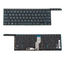 Клавіатура для ноутбука ASUS (UX582 series), rus, black, без кадру, підсвічування клавіш