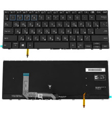 Клавіатура для ноутбука ASUS (B7402 series) rus, black, без фрейму, підсвічування клавіш NBB-121851
