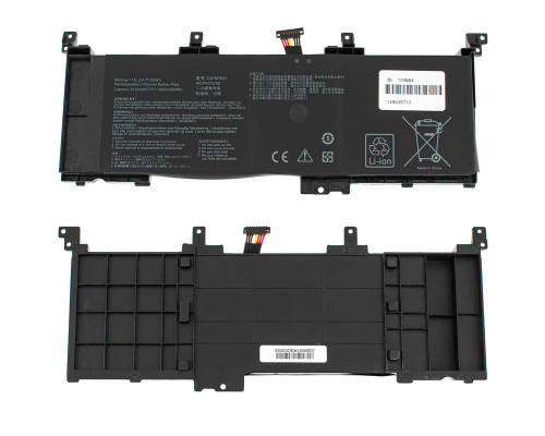 Батарея для ноутбука ASUS C41N1531 (ROG Strix: GL502VY, GL502VS series) 15.2V 4120mAh 62Wh Black (0B200-01940100) NBB-124604