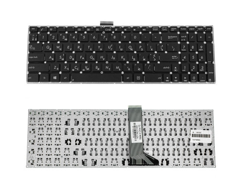 Клавіатура для ноутбука ASUS (X502, X551, X553, X555, S500, TP550) ukr, black, без фрейму, без кріплень NBB-128152