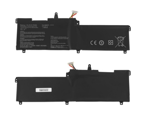 Батарея для ноутбука ASUS C41N1541 (ROG Strix: GL702VT, GL702VM, GL702ZC series) 15.2V 5000mAh 76Wh Black NBB-128844