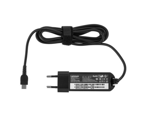 Оригінальний блок питания для ноутбука LENOVO USB-C 45W (20V/2.25A, 15V/3A, 12V/3A, 9V/3A, 5V2A), USB3.1/Type-C/USB-C, квадратний, Black