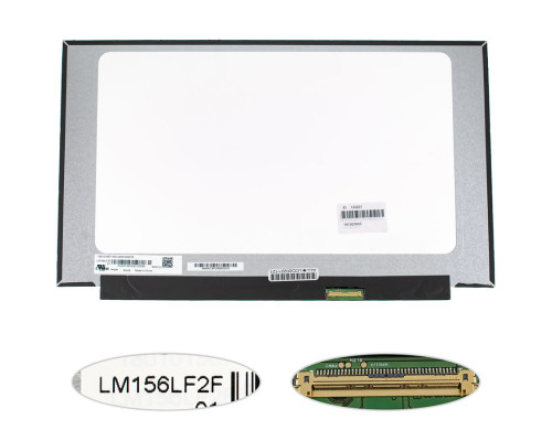 УЦІНКА! Матриця 15.6" LM156LF2F01 (1920*1080, 40pin(eDP, IPS, 144HZ, 250cd/m2, 1200:1, перенесення кольорів 45%), LED, SLIM(без планок і вушок), матова, роз'єм праворуч