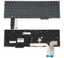 Клавіатура для ноутбука Lenovo (ThinkPad: L15 Gen 4) rus, storm gray, підсвічування клавіш NBB-137304