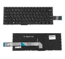 Клавіатура для ноутбука LENOVO (14w Gen 2) rus, black, без фрейму, підсвічування клавіш (ОРИГІНАЛ) NBB-137343