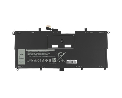 Батарея для ноутбука DELL NNF1C (HMPFH, XPS 13 9365, P71G) 7.6V 6053mAh 46Wh Black