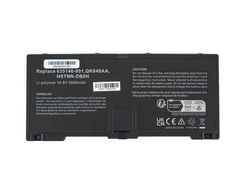 Батарея для ноутбука HP FN04 (ProBook 5330m series) 14.8V 2600mAh Black NBB-139938