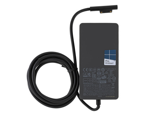 Оригінальний блок питания для планшета MICROSOFT 15V, 6.3A, 102W, 6pin, Black (без кабеля!) (Surface Pro 5, Pro 6, Pro 4, Pro3, Book) NBB-140112